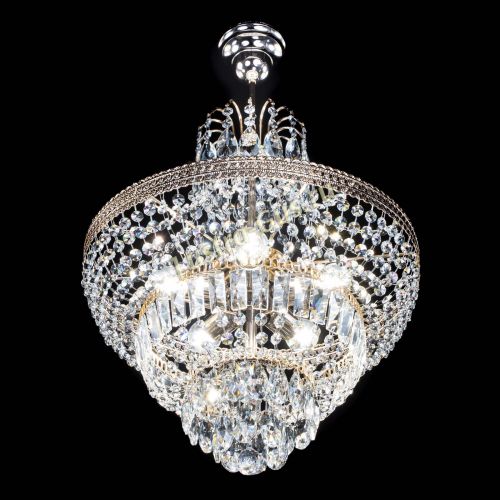 Люстра Каскад Флоренция №5 с подвесом в Саратове Гусь Хрустальный