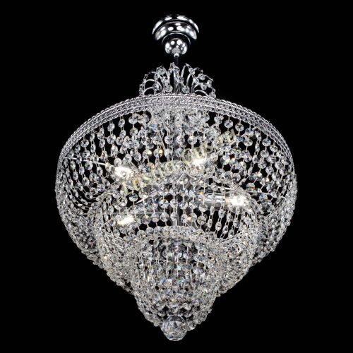 Люстра Каскад Флоренция обтикон №5 с подвесом в Саратове Гусь Хрустальный