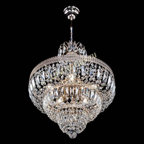 Люстра Каскад Флоренция обтикон №5 удлиненная в Саратове Гусь Хрустальный