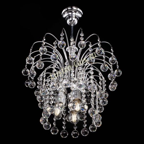 Люстра Каскад Шар №2 в Саратове Гусь Хрустальный