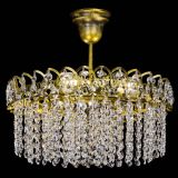 Люстра Хрустальная капель №3 под бронзу в Саратове