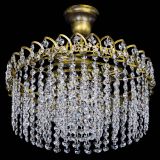 Люстра Хрустальная капель №3 под бронзу в Саратове