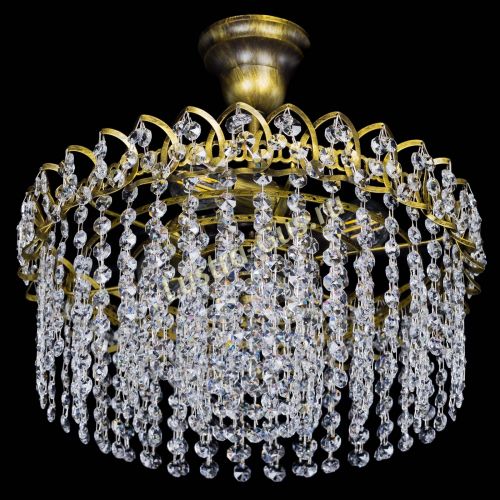 Люстра Хрустальная капель №3 под бронзу в Саратове Гусь Хрустальный