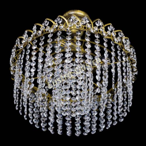 Люстра Хрустальная капель №3 под бронзу в Саратове Гусь Хрустальный