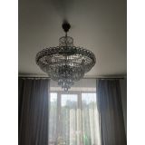 Люстра Хрустальный Каскад №8 с подвесом под бронзу в Саратове