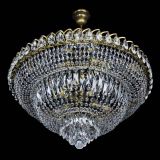 Люстра Хрустальный Каскад №8 с подвесом под бронзу в Саратове