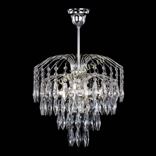 Люстра Хрустальные брызги камень Перо в Саратове Гусь Хрустальный