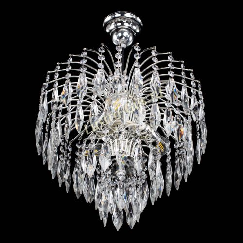 Люстра Хрустальные брызги камень Перо в Саратове Гусь Хрустальный