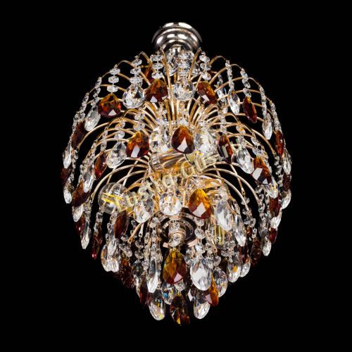 Люстра Хрустальные брызги с подвесом журавлик чайная в Саратове Гусь Хрустальный