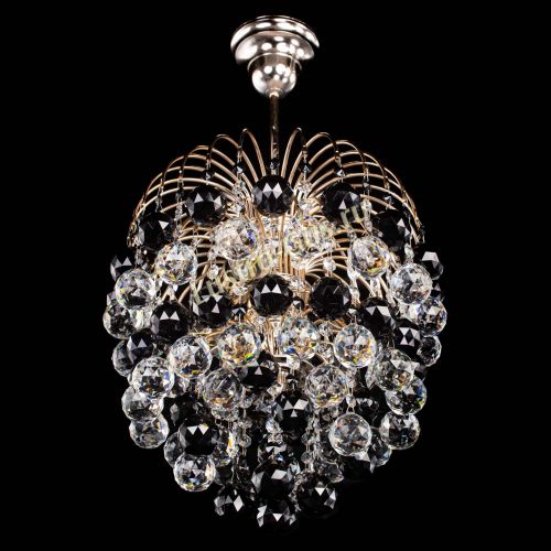 Люстра Хрустальные брызги шар 40 мм черная в Саратове Гусь Хрустальный
