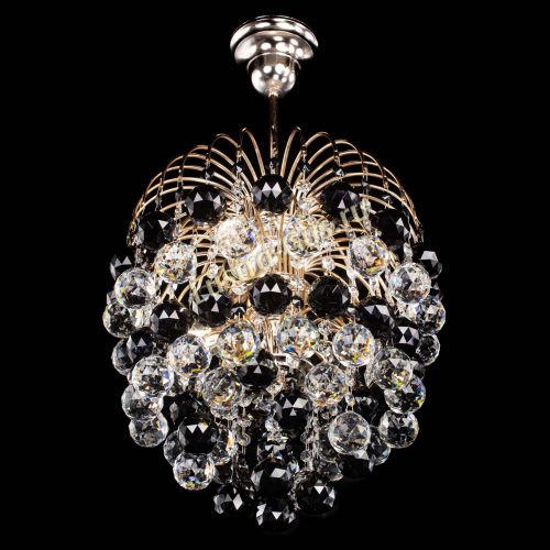 Люстра Хрустальные брызги шар 40 мм черная в Саратове Гусь Хрустальный