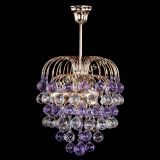 Люстра Хрустальные брызги шар 40 мм фиолетовая в Саратове