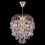 Люстра Хрустальные брызги шар 40 мм розовая в Саратове