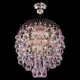 Люстра Хрустальные брызги шар 40 мм розовая в Саратове