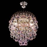 Люстра Хрустальные брызги шар 40 мм розовая в Саратове