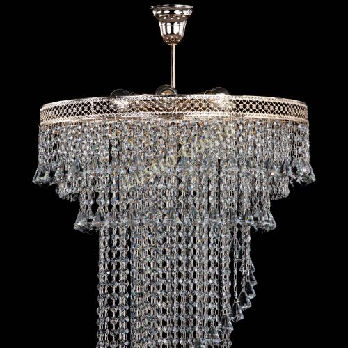 Люстра Кольцо №64 Венеция конус в Саратове Гусь Хрустальный