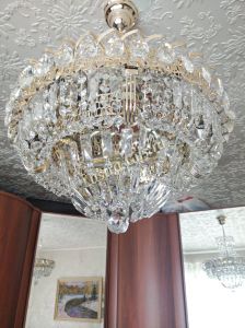 Люстра Кольцо Классика Пластинка с подвесом в Саратове отзыв и фото покупателя