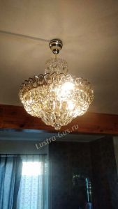 Люстра Кольцо Классика Пластинка с подвесом в Саратове отзыв и фото покупателя