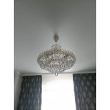 Люстра Кольцо Классика 6 ламп с подвесом в Саратове