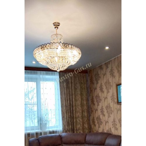 Люстра Кольцо Классика с подвесом в Саратове Гусь Хрустальный