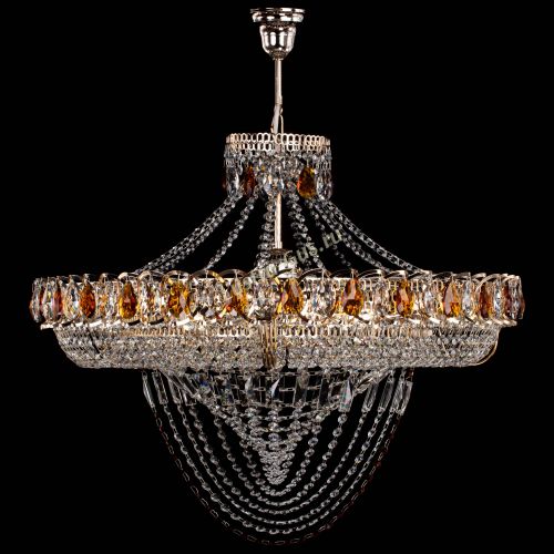 Люстра Кольцо Классика Веер №8 чайная в Саратове Гусь Хрустальный