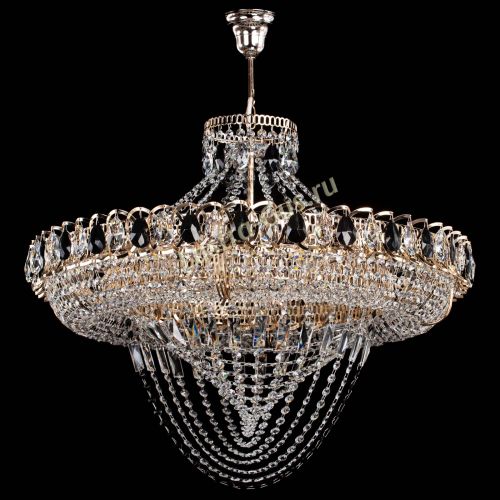 Люстра 	 Кольцо Классика Веер №8 черная в Саратове Гусь Хрустальный