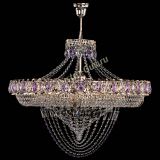 Люстра Кольцо Классика Веер №8 фиолетовая в Саратове