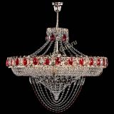 Люстра Кольцо Классика Веер №8 красная в Саратове