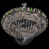 Люстра Кольцо Классика Веер №8 зеленая в Саратове