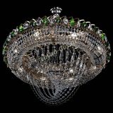 Люстра Кольцо Классика Веер №8 зеленая в Саратове