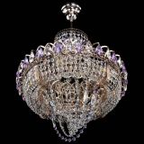 Люстра Кольцо Классика Веер фиолетовая в Саратове