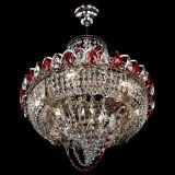 Люстра Кольцо Классика Веер красная в Саратове