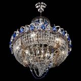 Люстра Кольцо Классика Веер синяя в Саратове