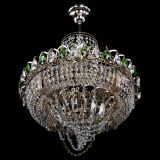 Люстра Кольцо Классика Веер зеленая в Саратове