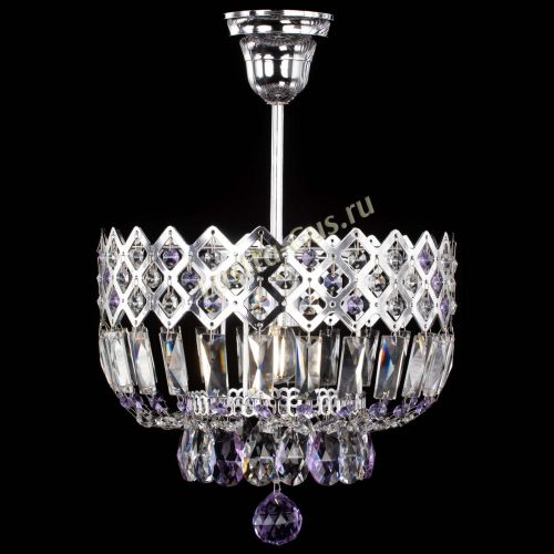 Люстра Корона №1 пластинка фиолетовая в Саратове Гусь Хрустальный