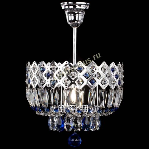 Люстра Корона №1 пластинка синяя в Саратове Гусь Хрустальный