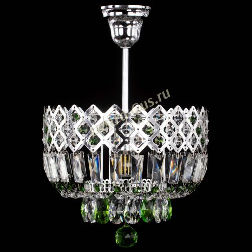 Люстра Корона №1 пластинка зеленая в Саратове Гусь Хрустальный