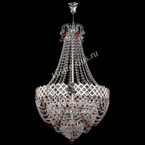 Люстра Корона №5 с подвесом Чайная в Саратове Гусь Хрустальный
