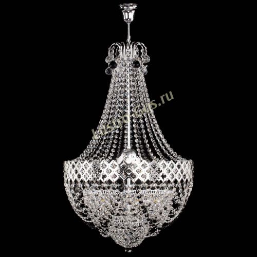 Люстра Корона №5 с подвесом Черная в Саратове Гусь Хрустальный