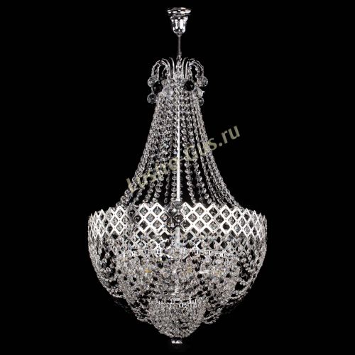 Люстра Корона №5 с подвесом Черная в Саратове Гусь Хрустальный