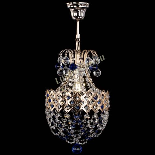 Люстра Корона №6 синяя в Саратове Гусь Хрустальный