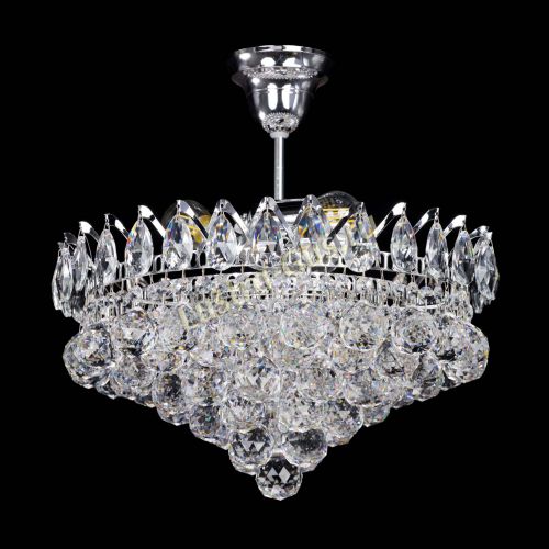 Люстра Корона Капель шар 3 лампы в Саратове Гусь Хрустальный