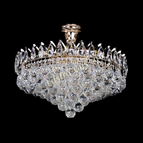 Люстра Корона Капель шар 5 ламп в Саратове Гусь Хрустальный
