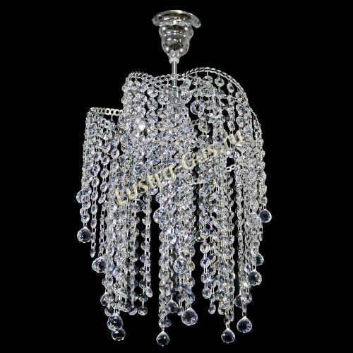 Люстра Космея №1 капель мини  в Саратове Гусь Хрустальный