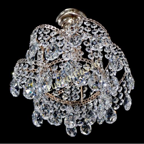 Люстра Космея №1 журавлик мини  в Саратове Гусь Хрустальный