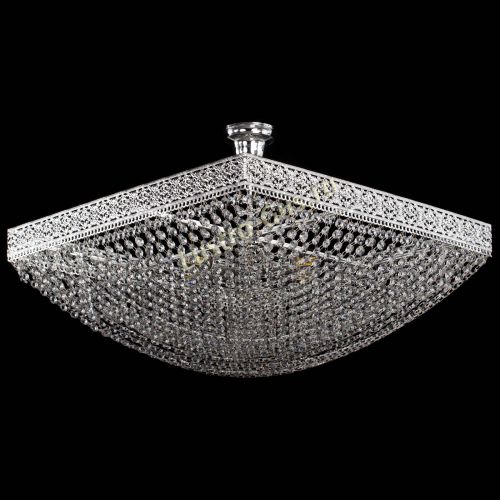 Люстра Квадрат №28 - 600 мм в Саратове Гусь Хрустальный