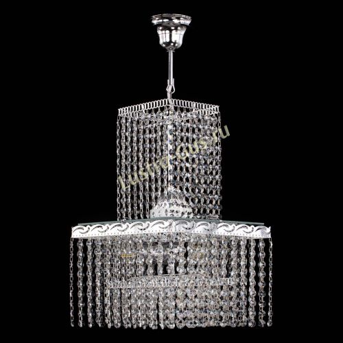 Люстра Квадрат №3 с подвесом в Саратове Гусь Хрустальный