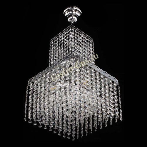 Люстра Квадрат №3 с подвесом в Саратове Гусь Хрустальный