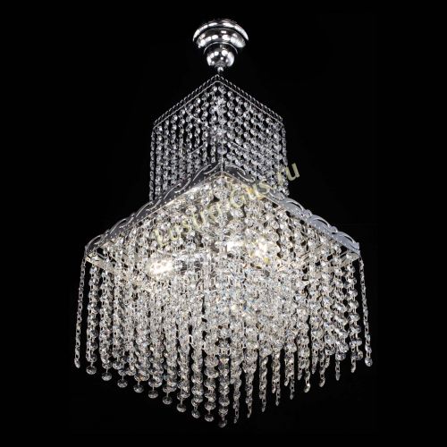 Люстра Квадрат №3 с подвесом в Саратове Гусь Хрустальный