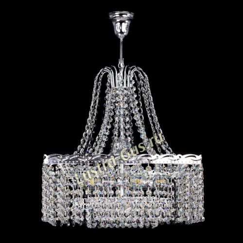 Люстра Квадрат Оптикон с подвесом в Саратове Гусь Хрустальный